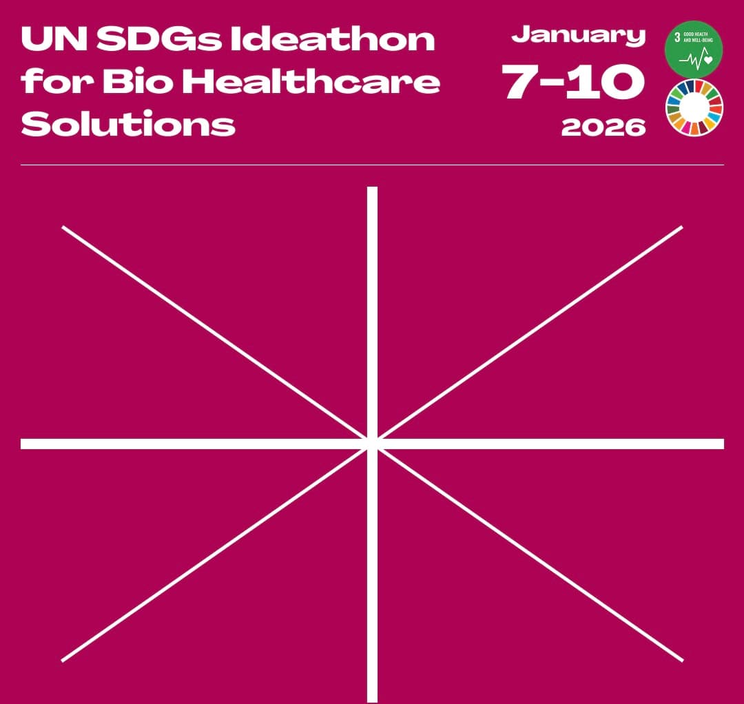 UN SDGs IDEATHON for Bio Healthcare Solutions 퍼실리테이터 모집 행사 안내 포스터